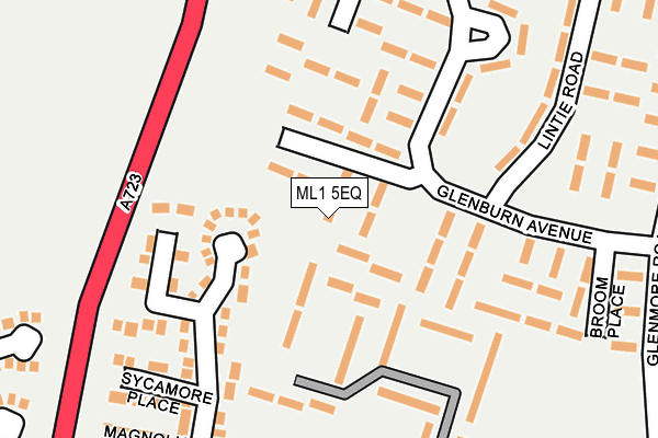 ML1 5EQ map - OS OpenMap – Local (Ordnance Survey)