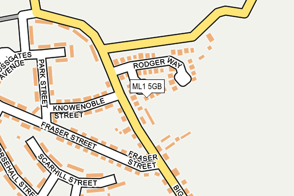 ML1 5GB map - OS OpenMap – Local (Ordnance Survey)