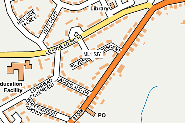 ML1 5JY map - OS OpenMap – Local (Ordnance Survey)