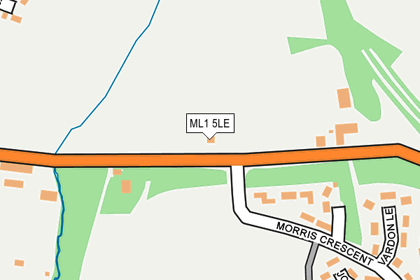 ML1 5LE map - OS OpenMap – Local (Ordnance Survey)