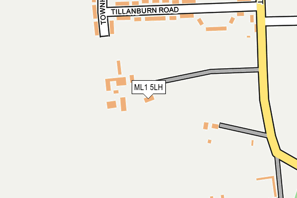 ML1 5LH map - OS OpenMap – Local (Ordnance Survey)