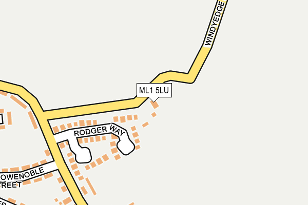 ML1 5LU map - OS OpenMap – Local (Ordnance Survey)