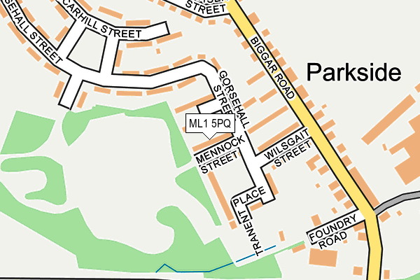 ML1 5PQ map - OS OpenMap – Local (Ordnance Survey)