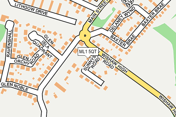 ML1 5QT map - OS OpenMap – Local (Ordnance Survey)