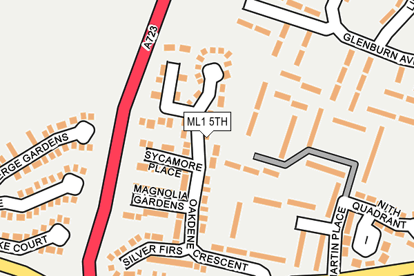 ML1 5TH map - OS OpenMap – Local (Ordnance Survey)