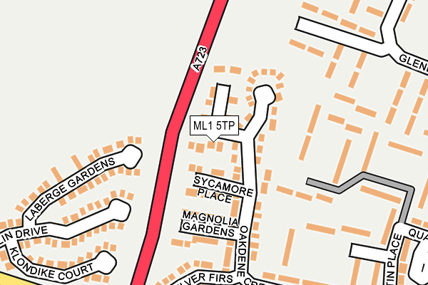 ML1 5TP map - OS OpenMap – Local (Ordnance Survey)