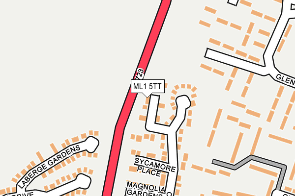 ML1 5TT map - OS OpenMap – Local (Ordnance Survey)