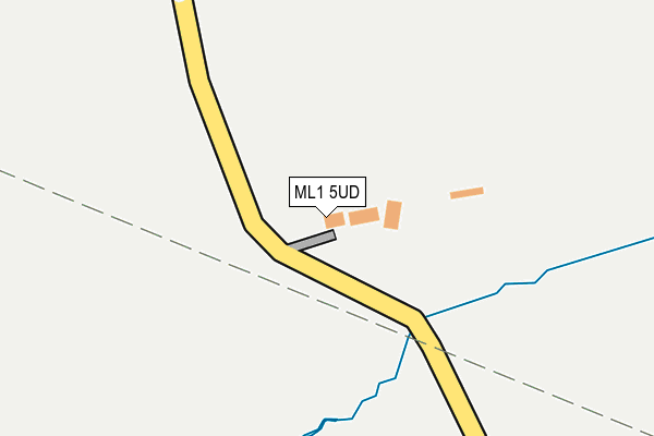 ML1 5UD map - OS OpenMap – Local (Ordnance Survey)