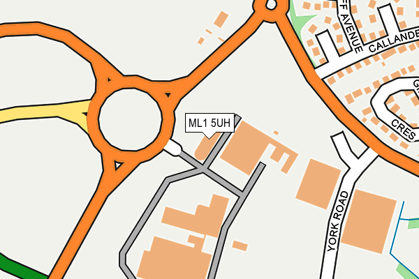 ML1 5UH map - OS OpenMap – Local (Ordnance Survey)
