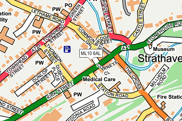 ML10 6AL map - OS OpenMap – Local (Ordnance Survey)