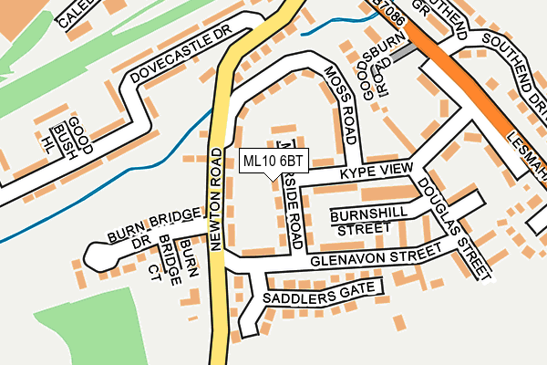 ML10 6BT map - OS OpenMap – Local (Ordnance Survey)