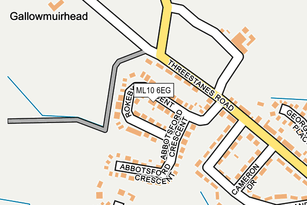 ML10 6EG map - OS OpenMap – Local (Ordnance Survey)