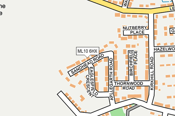 ML10 6HX map - OS OpenMap – Local (Ordnance Survey)