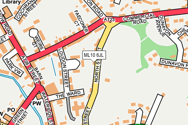 ML10 6JL map - OS OpenMap – Local (Ordnance Survey)