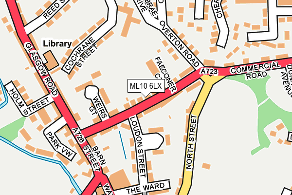 ML10 6LX map - OS OpenMap – Local (Ordnance Survey)