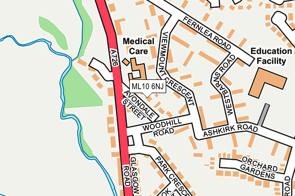 ML10 6NJ map - OS OpenMap – Local (Ordnance Survey)