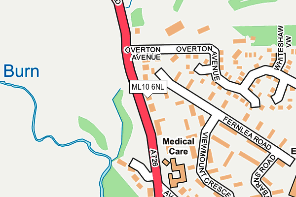 ML10 6NL map - OS OpenMap – Local (Ordnance Survey)