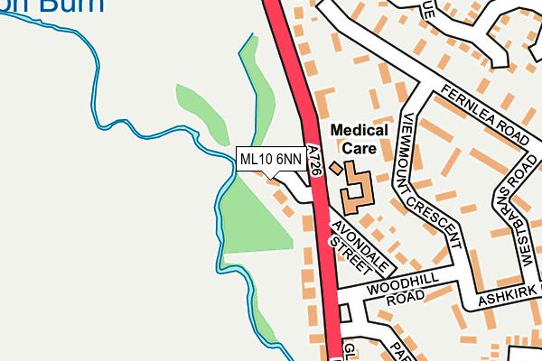 ML10 6NN map - OS OpenMap – Local (Ordnance Survey)