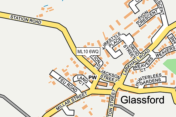 ML10 6WQ map - OS OpenMap – Local (Ordnance Survey)