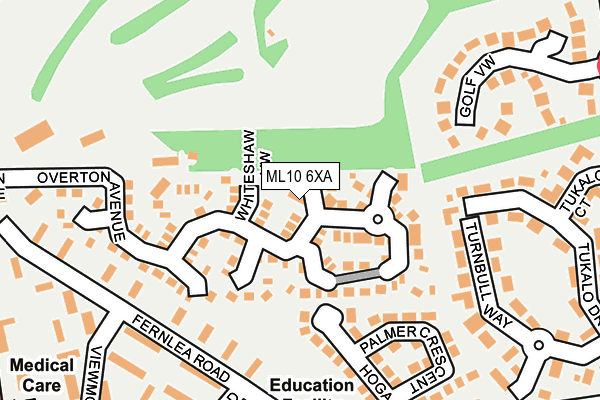 ML10 6XA map - OS OpenMap – Local (Ordnance Survey)