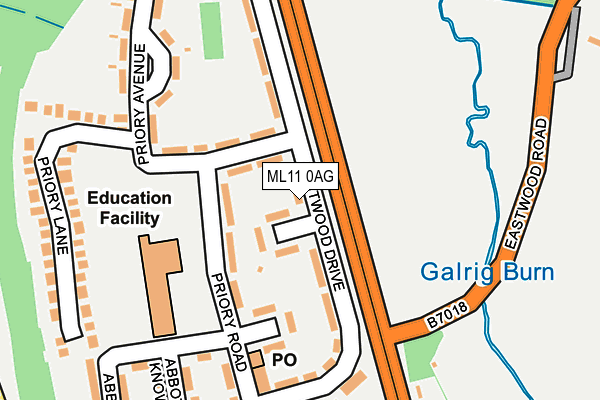 Map of PW BRICKLAYING LTD at local scale
