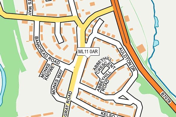ML11 0AR map - OS OpenMap – Local (Ordnance Survey)