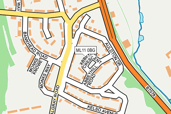 ML11 0BG map - OS OpenMap – Local (Ordnance Survey)