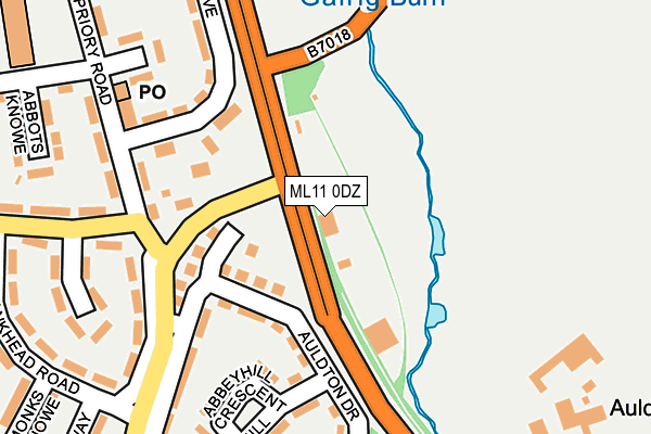 ML11 0DZ map - OS OpenMap – Local (Ordnance Survey)