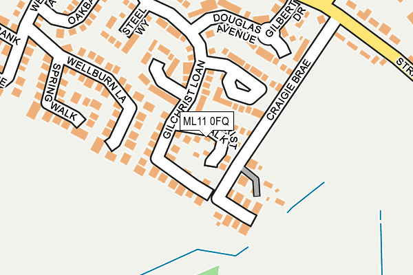 ML11 0FQ map - OS OpenMap – Local (Ordnance Survey)