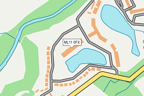 ML11 0FX map - OS OpenMap – Local (Ordnance Survey)