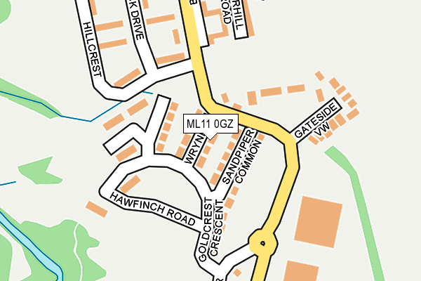 ML11 0GZ map - OS OpenMap – Local (Ordnance Survey)