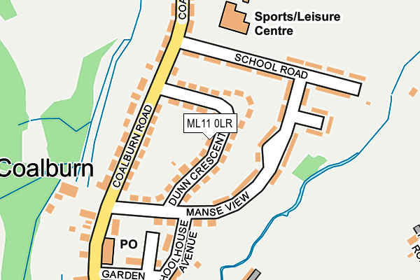 ML11 0LR map - OS OpenMap – Local (Ordnance Survey)