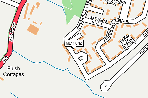 ML11 0NZ map - OS OpenMap – Local (Ordnance Survey)