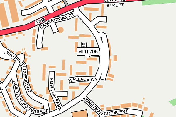 ML11 7DB map - OS OpenMap – Local (Ordnance Survey)