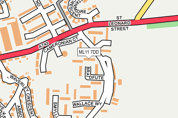 ML11 7DD map - OS OpenMap – Local (Ordnance Survey)
