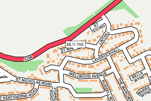 ML11 7HX map - OS OpenMap – Local (Ordnance Survey)