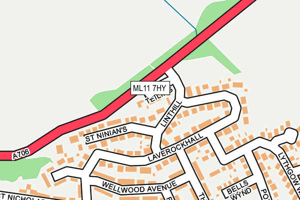 ML11 7HY map - OS OpenMap – Local (Ordnance Survey)