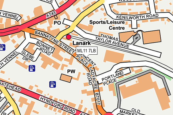 ML11 7LB map - OS OpenMap – Local (Ordnance Survey)