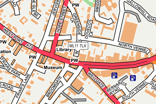 ML11 7LX map - OS OpenMap – Local (Ordnance Survey)