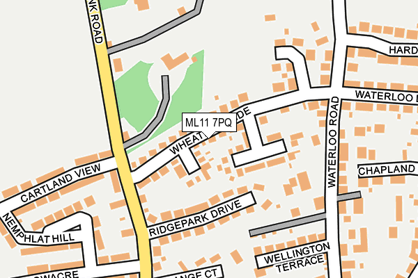 ML11 7PQ map - OS OpenMap – Local (Ordnance Survey)