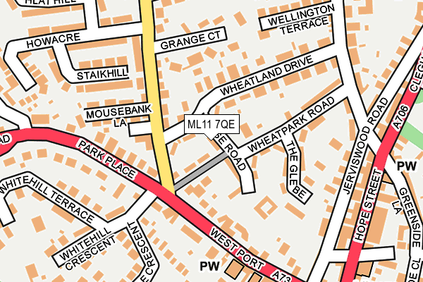 ML11 7QE map - OS OpenMap – Local (Ordnance Survey)