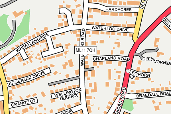 ML11 7QH map - OS OpenMap – Local (Ordnance Survey)