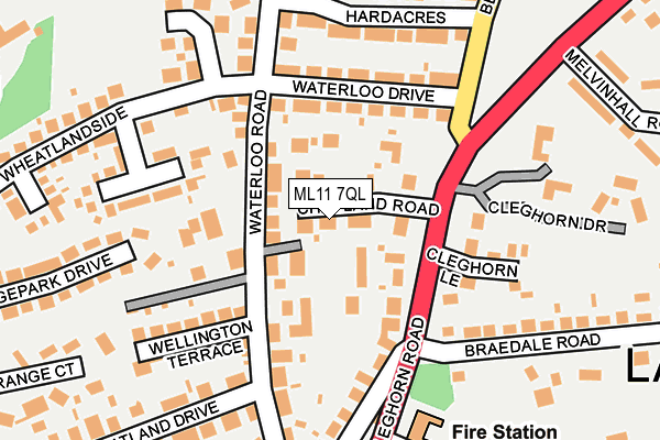 ML11 7QL map - OS OpenMap – Local (Ordnance Survey)