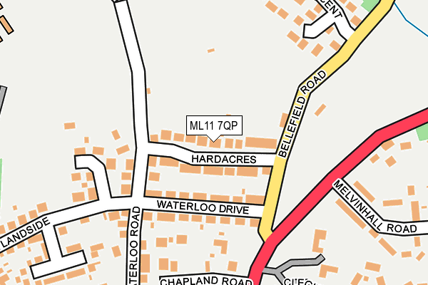 ML11 7QP map - OS OpenMap – Local (Ordnance Survey)