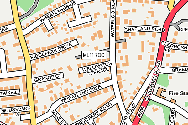 ML11 7QQ map - OS OpenMap – Local (Ordnance Survey)