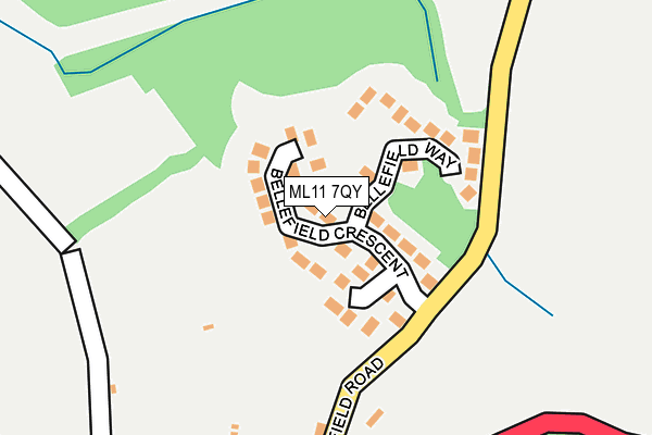 ML11 7QY map - OS OpenMap – Local (Ordnance Survey)