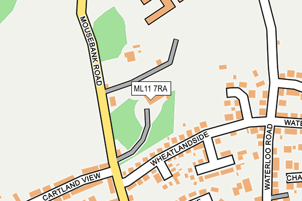 ML11 7RA map - OS OpenMap – Local (Ordnance Survey)