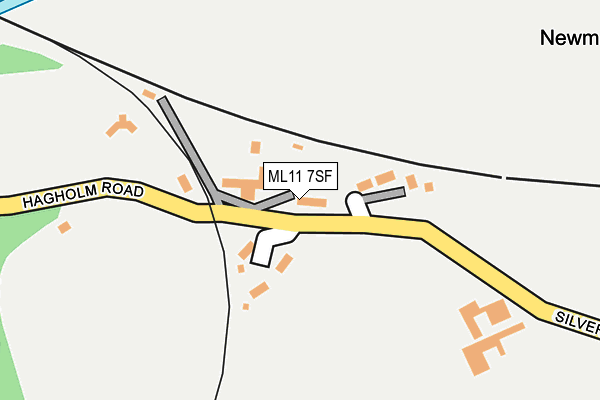 ML11 7SF map - OS OpenMap – Local (Ordnance Survey)