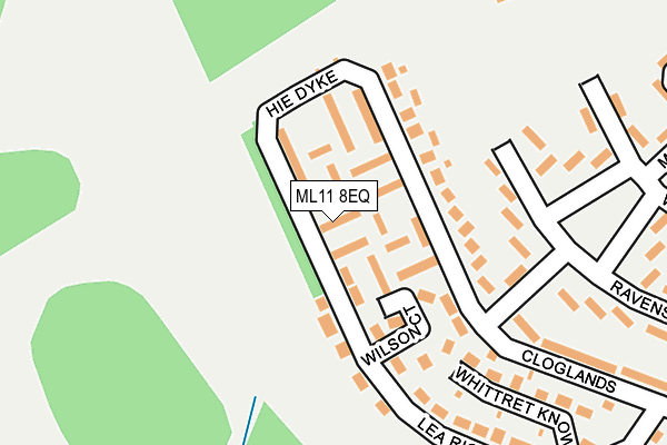 ML11 8EQ map - OS OpenMap – Local (Ordnance Survey)