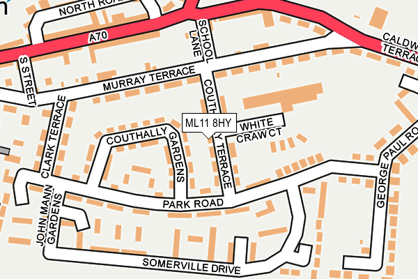 ML11 8HY map - OS OpenMap – Local (Ordnance Survey)